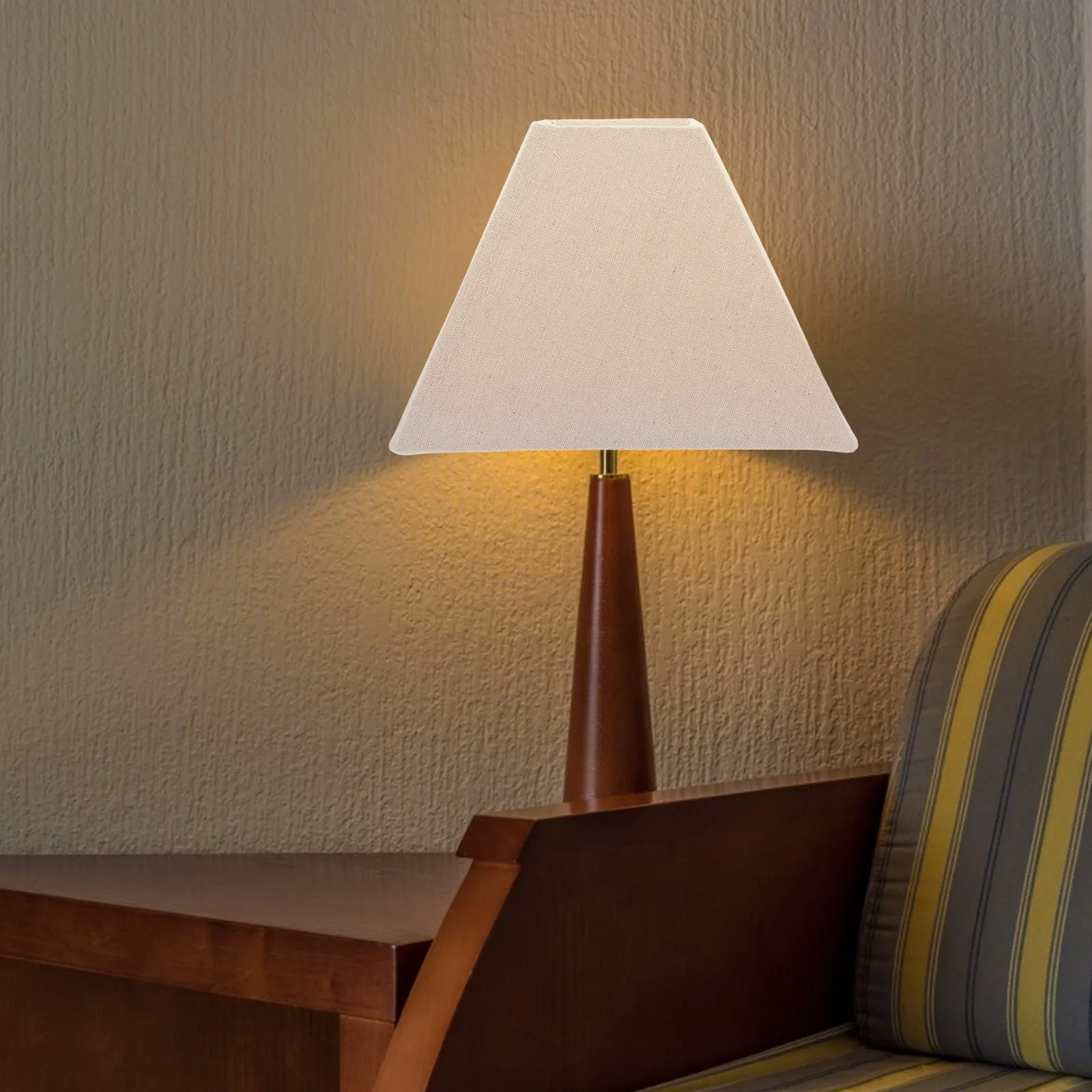 

Lamp Shade Fabric Square E27 E14 Fit 2 9cm 4cm Desk Bedside Modern Decorative Replacement Table Floor Lampshades