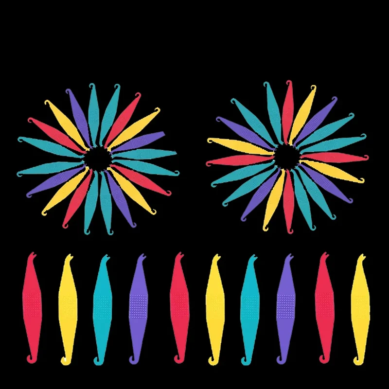 

20pcs/bag Disposable Dental Orthodontic Elastic Placer Hook Braces Bands Orthodontic Rubber Ligature Ties Ring Retractor Tools