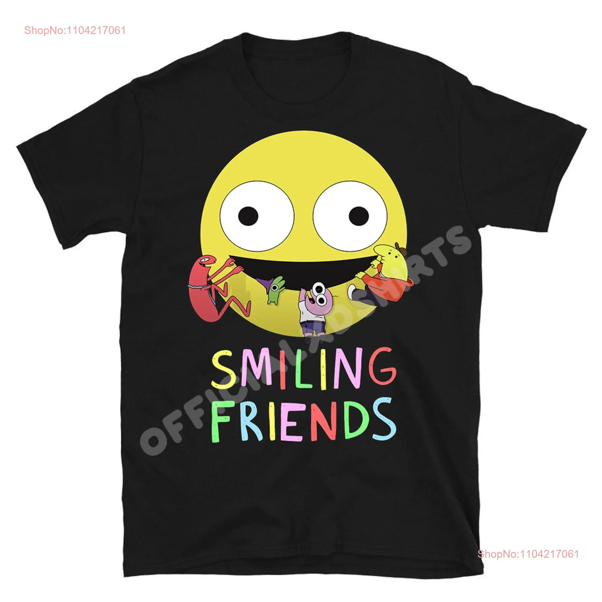 Smiling Friends Comedy Funny Adult Cartoon Show T Shirt long or short sleeves