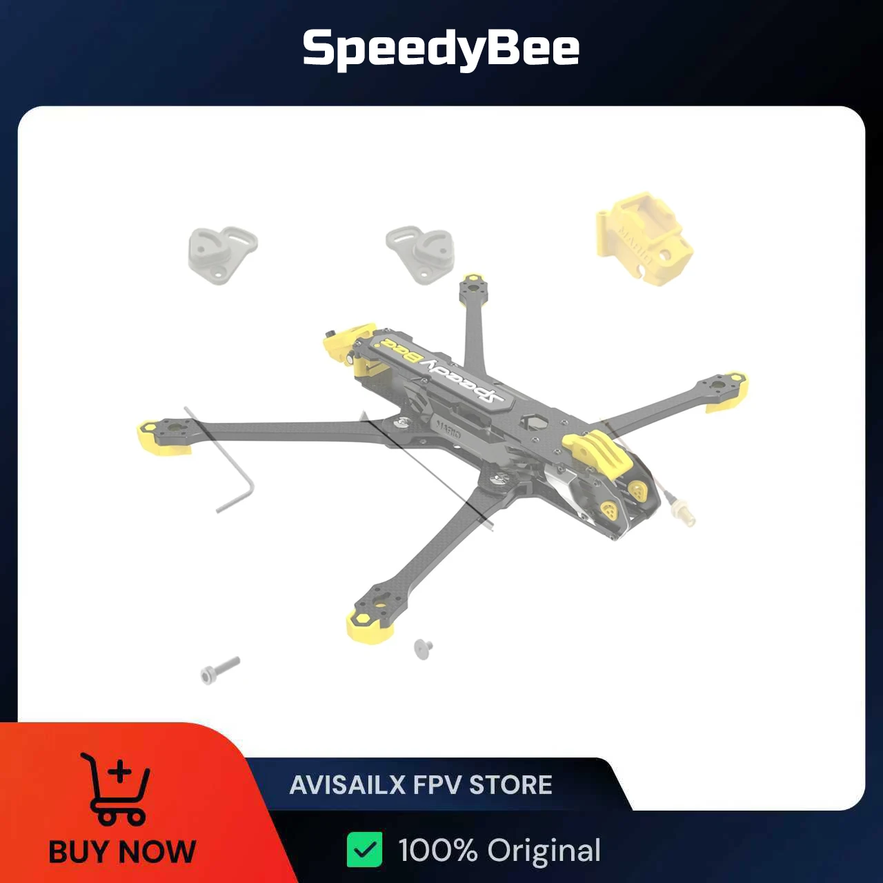 

Комплект обновления рамы дальнего действия SpeedyBee Mario Fold 8 дюймов постоянного тока