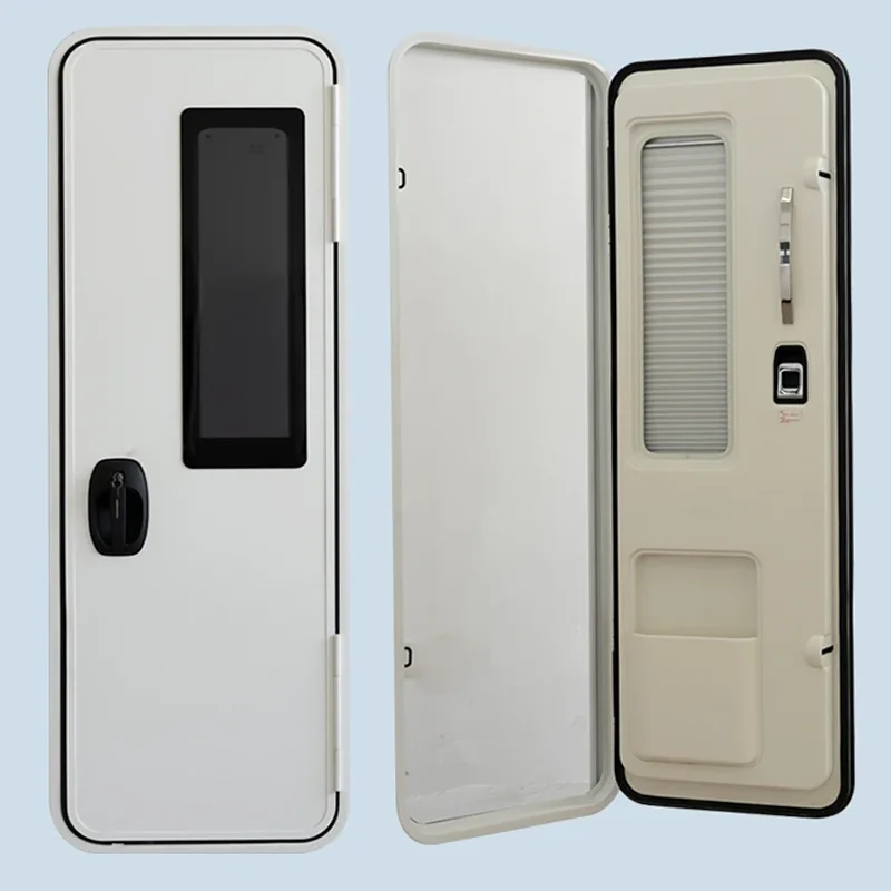 

Дверь входная для автодома/кемпера, алюминиевая рама, наружная дверь для прицепа/автодома, замок с 2 точками запирания, запасные части, 603*1813 мм