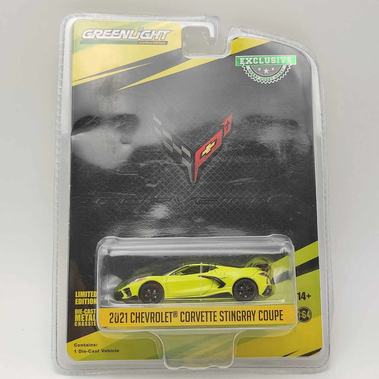 

Diecast 1:64 Scale 2021 CHEVROLET CORVETTE STINGRAY COUPE Alloy Car Model Collectible Toy Gift Display Ornaments