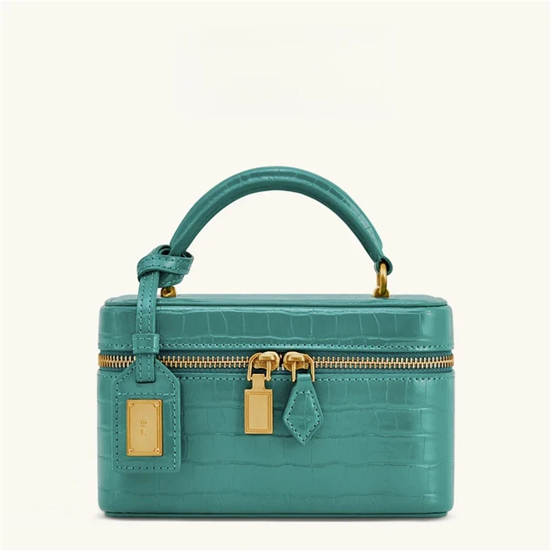 

High-end Crocodile Print Square Bag Women Fashion Shoulder Crossbody Handbag Daily Working Party Bag