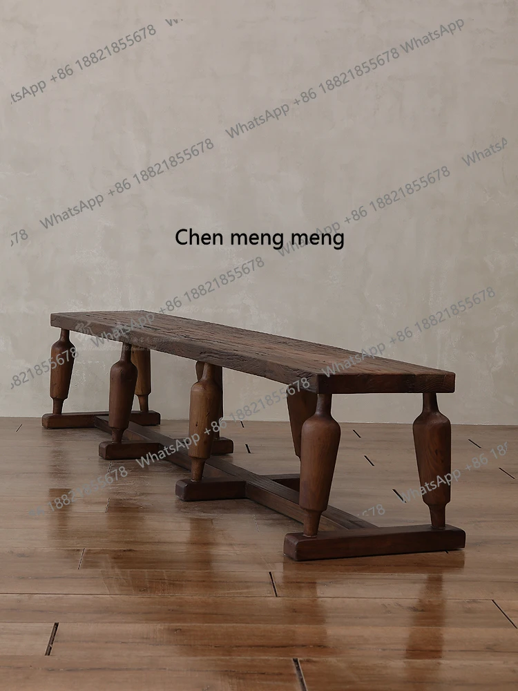 

Modern simple household spider stool leisure stool wabi sabi homestay home bench