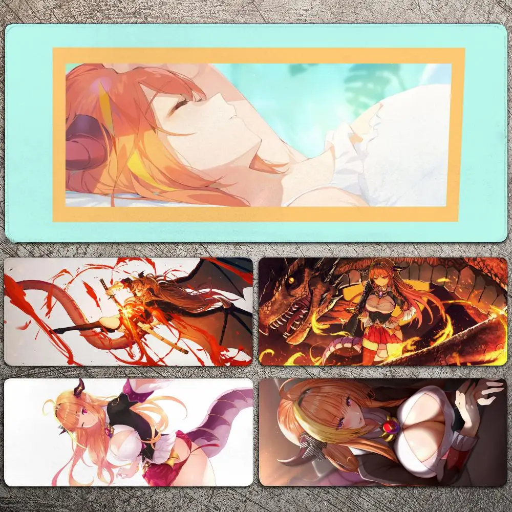 

Anime Girl Kiryu Coco Hololive Mousepad Large Gaming Mouse Pad LockEdge Thickened Computer Keyboard Table Desk Mat