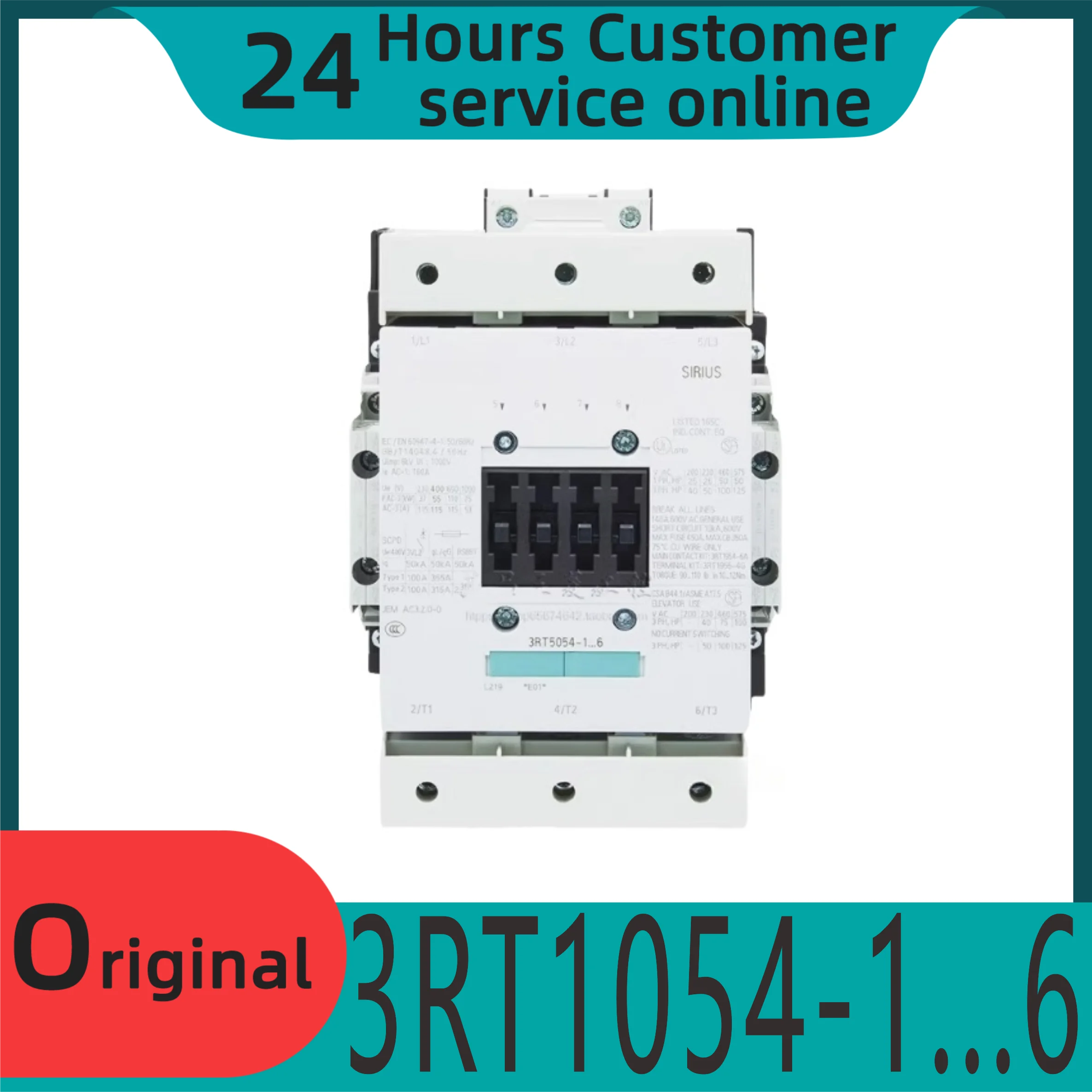 

New original AC contactor 3RT1054-1... 6 3RT1054-1AP36 220V