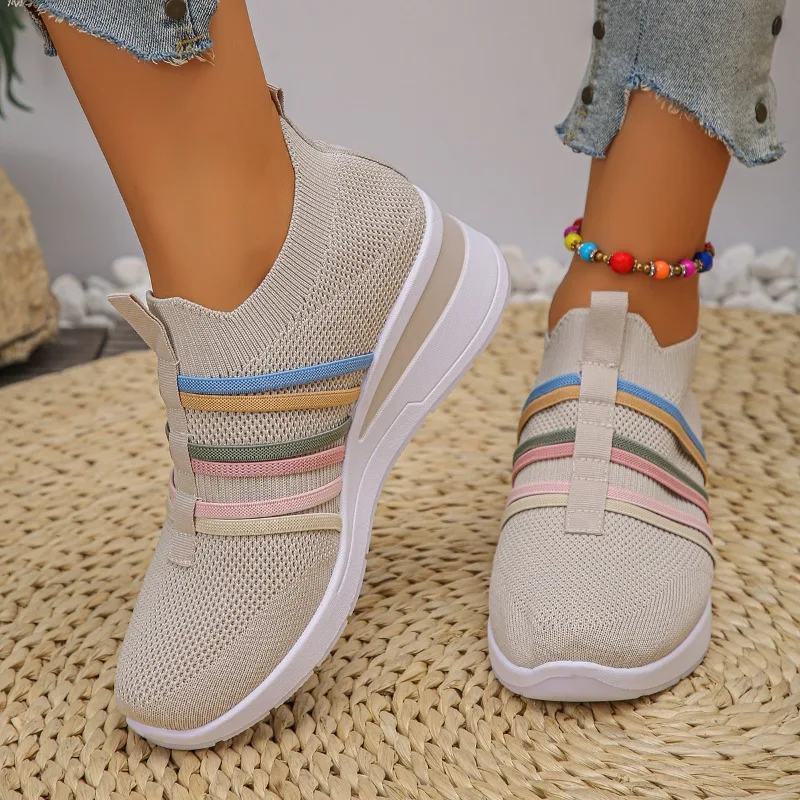 

Women Sneakers Shoes Mesh Flats Platform Loafers Shoes Autumn 2025 New Casual Sport Running Walking Shoes Breathable Zapatos