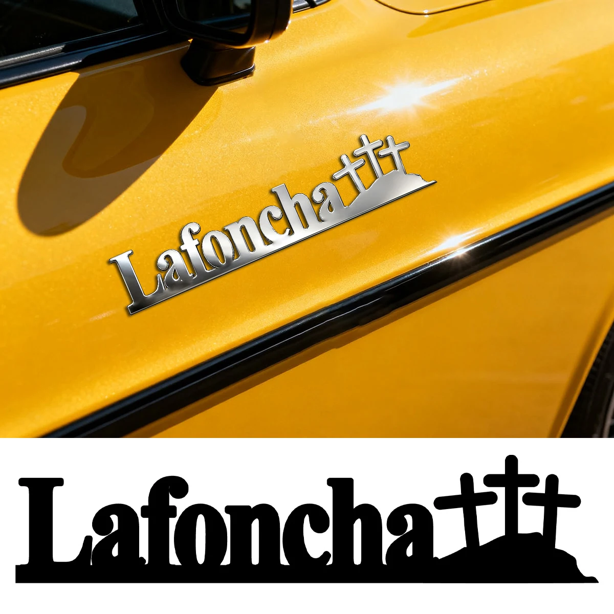 

1PC Halloween Crucifixion Tomb Custom Text Car Stickers Auto Moto Decoration Sticker Decal Motorcycle Car Styling Accessories