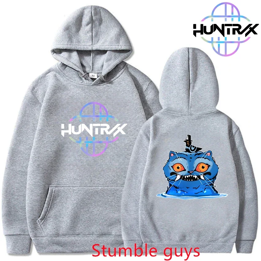 Unisex New Kpop Demon Hunters Hoodie Fleece Cartoon Anime Fall Winter Warm Fashion Jacket
