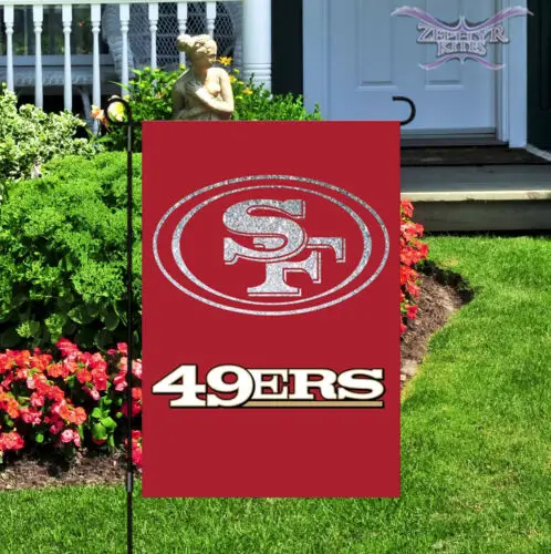 San Francisco 49ers garden flag double sided 12