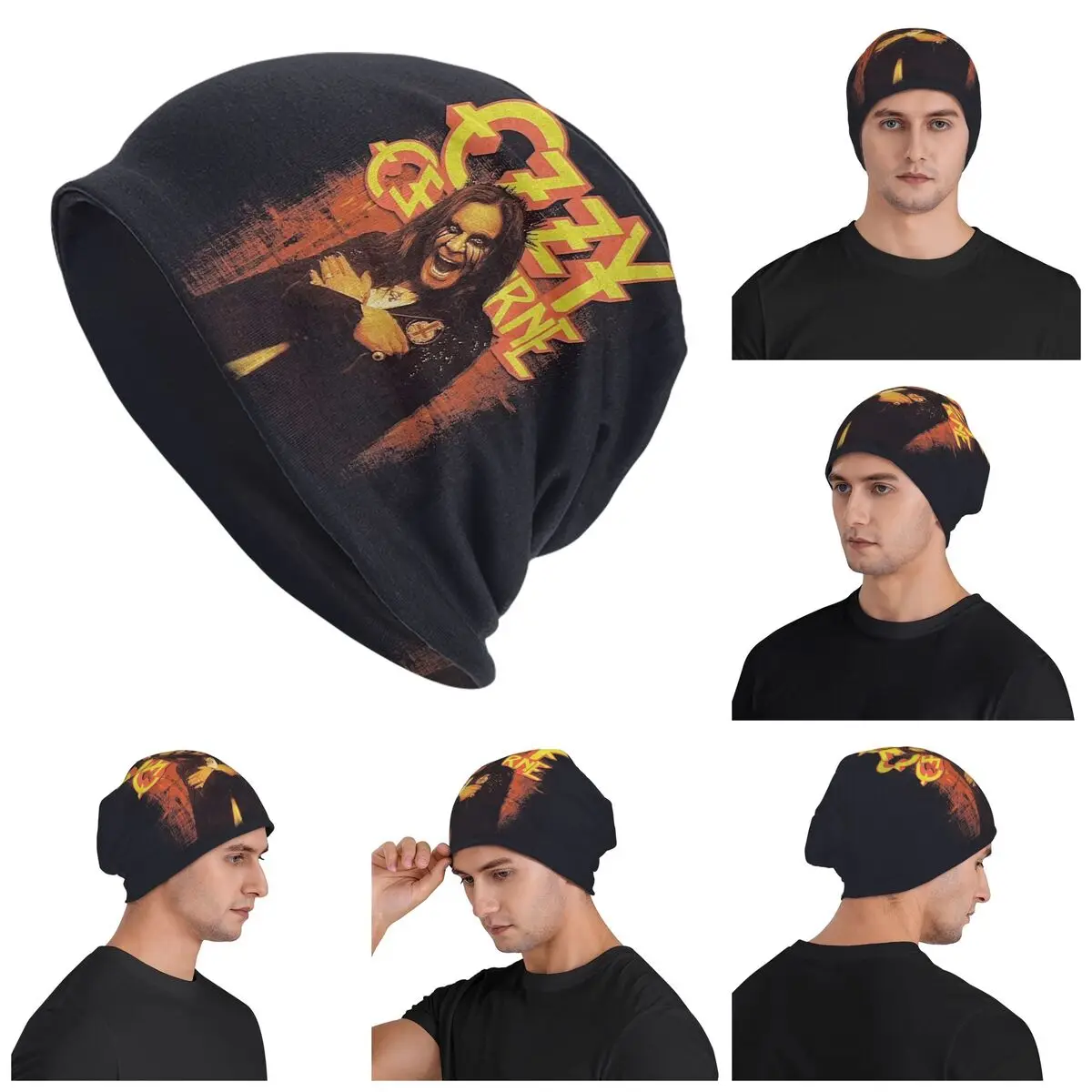 

Ozzy Osbourne Merch Skullies шапки шапки теплая осенне-зимняя уличная шапка вязаная шапка для мужчин женщин взрослых