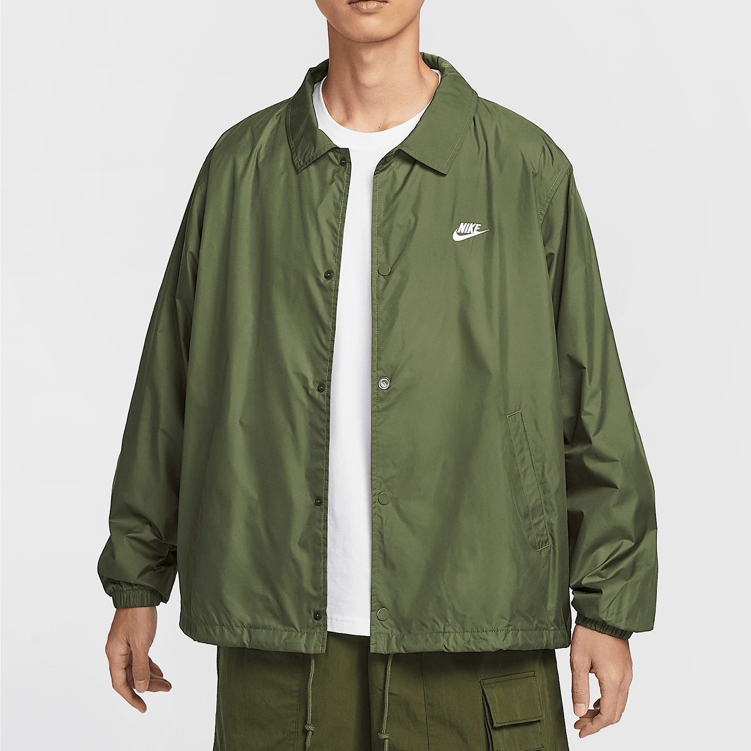 

Nike genuine New Men's Woven Breathable Embroidered Loose Lapel Jacket FN3317-222