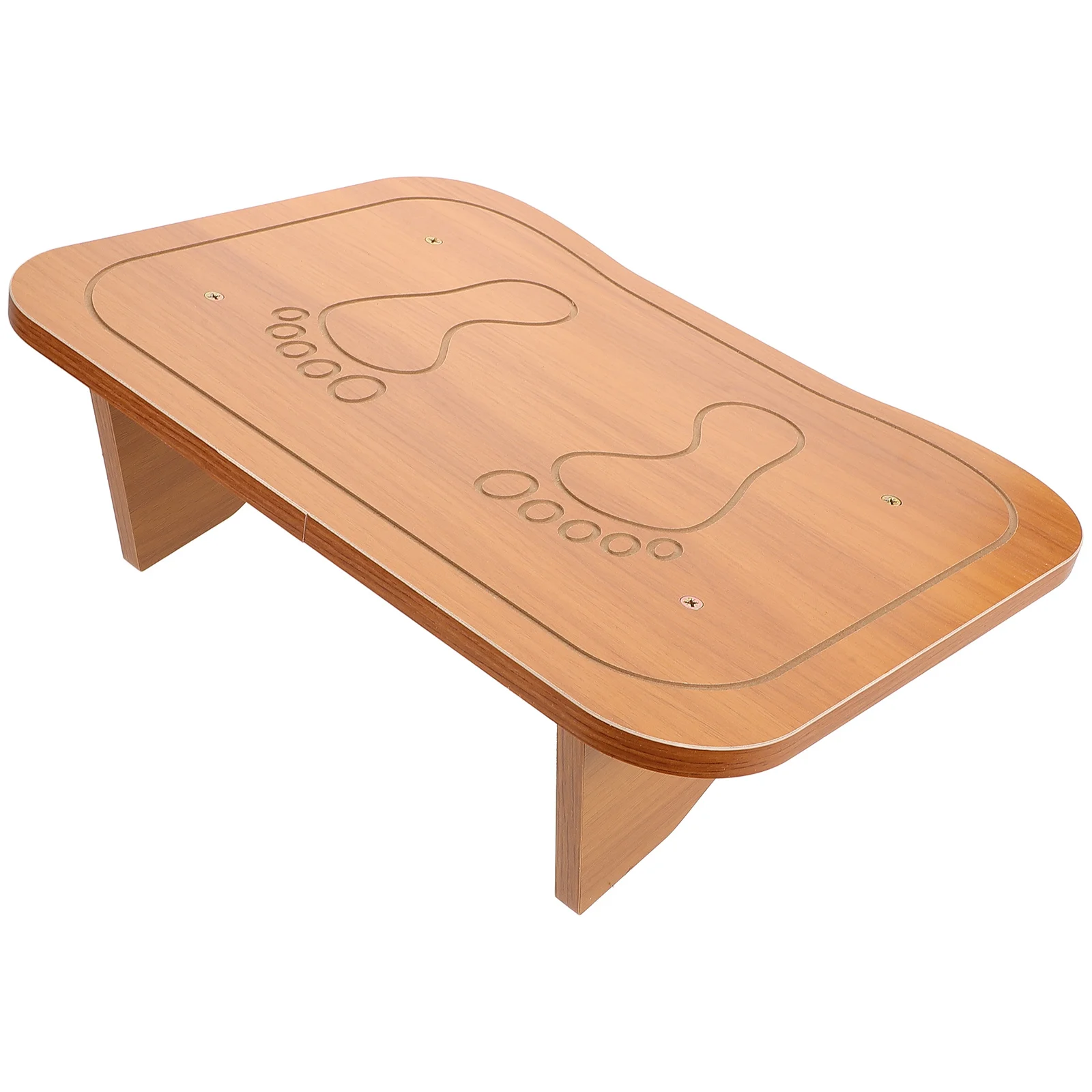 

Under Desk Footrest Wood Stool for Adults Non-Slip Foot Stand Ergonomic Design for Leg and Back Exhaust Relief