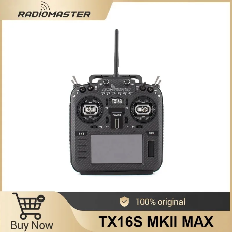 

RadioMaster TX16S MKII V4.0 Hall Gimbals ELRS JP4IN1 Transmitter Remote Control Multi-protocol OpenTX And EdgeTX