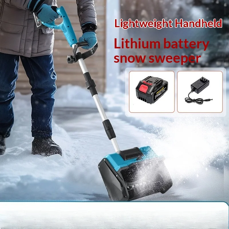 

Electric Hand Push Snow Blower Lithium Battery Cordless Foldable Portable Lightweight Home Use Snow Removal Snow Sweeper