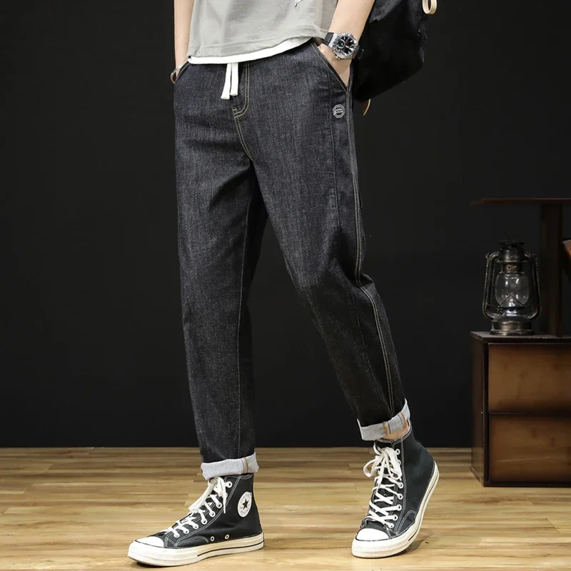 

Jeans MenDenim Pants Oversize Streetwear Hip Hop Baggy Retro Jeans Trousers High Quality Classical Korean Style Fashion 7XL