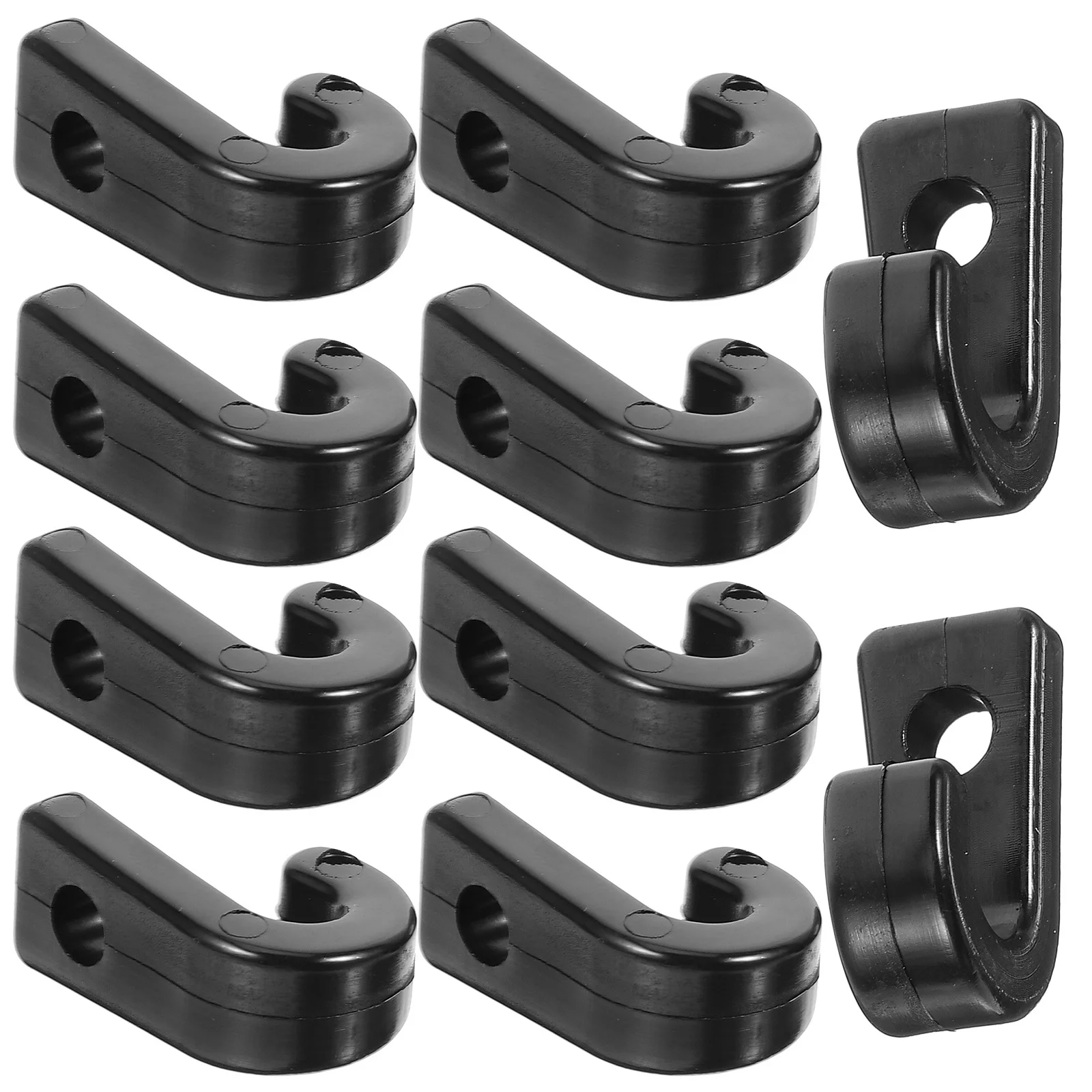 

10Pcs Kayak Boat Hook Wear-Resistant J Shaped Hooks Outdoor Sturdy Lashing Multi-Function Canoe Accessory Kayak Hook