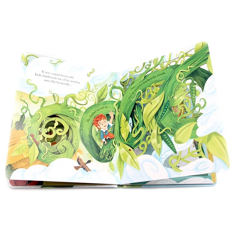 Usborne Peep Inside A Fairy Tale Jack and The Beanstalk Early Education Interactive Activity 3D Flap English Picture Book
