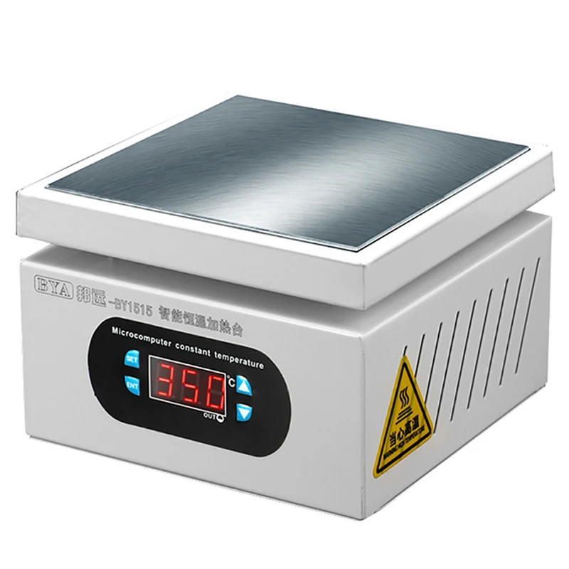 Plaque chauffante de soudage électrique 500W/350W, plaque chauffante de soudage par micro-ordinateur, Table de travail de soudeur de préchauffage 150x150mm