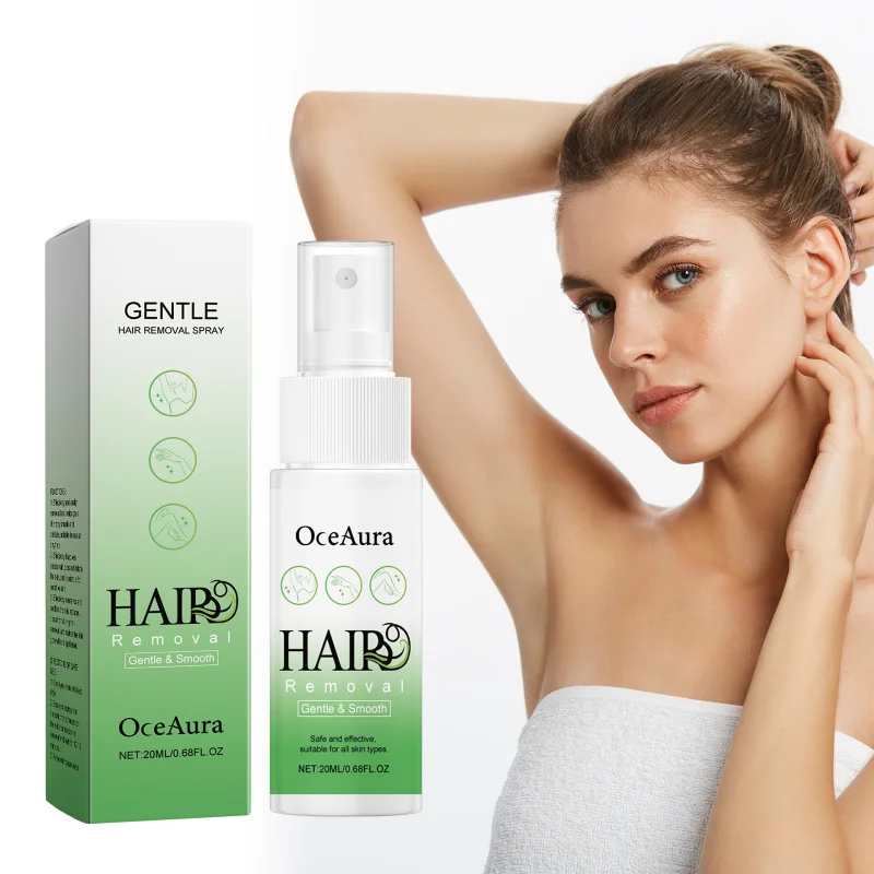 

Gentle Hair Removal Spray for Sensitive Skin - Smooth Moisturizing Formula, Easy Hair Dissolving & Long-Lasting Smoothness