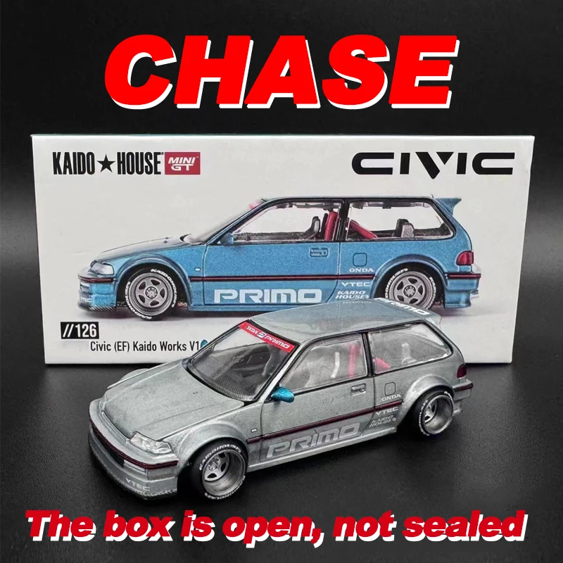 Kaido House Civic EF Kaido Works V1 KHMG alloy car model 126 chase