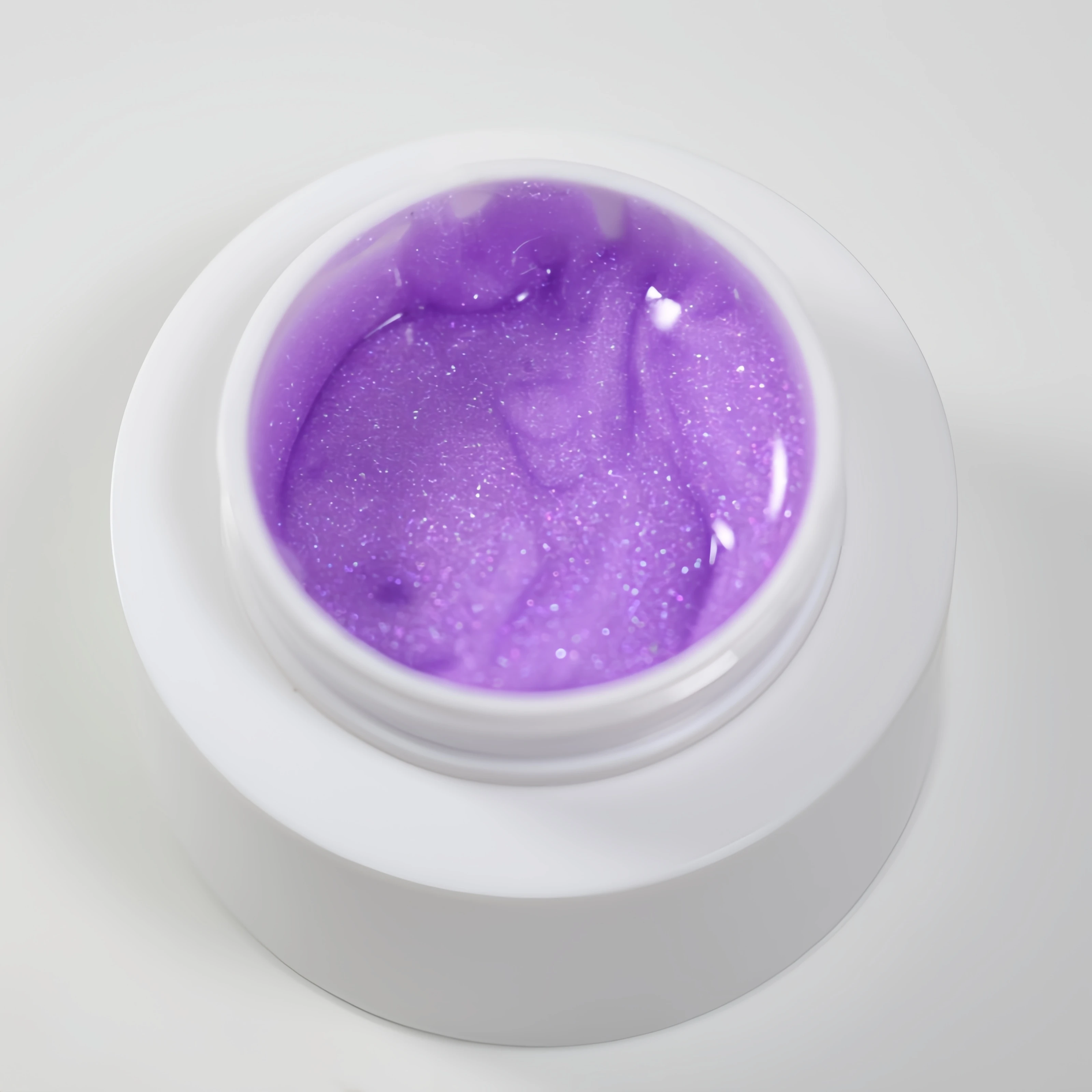 MSHARE 50g Shimmer Acrylic Gel TPO Free Glitter Shiny Extension Acryl Hard Gel Nails Sculpting Construction Jar