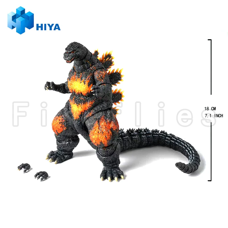 [الطلب المسبق] 18 سنتيمتر HIYA 7 بوصة عمل الشكل رائعة الأساسية سلسلة Godzilla مقابل Destoroyah 1995 حرق Godzilla أنيمي لعبة