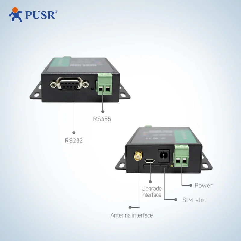 【Cena za 2 szt. Modem GSM pusr szeregowy RS232 RS485 do GPRS DTU z USR-GPRS232-730 poleceń