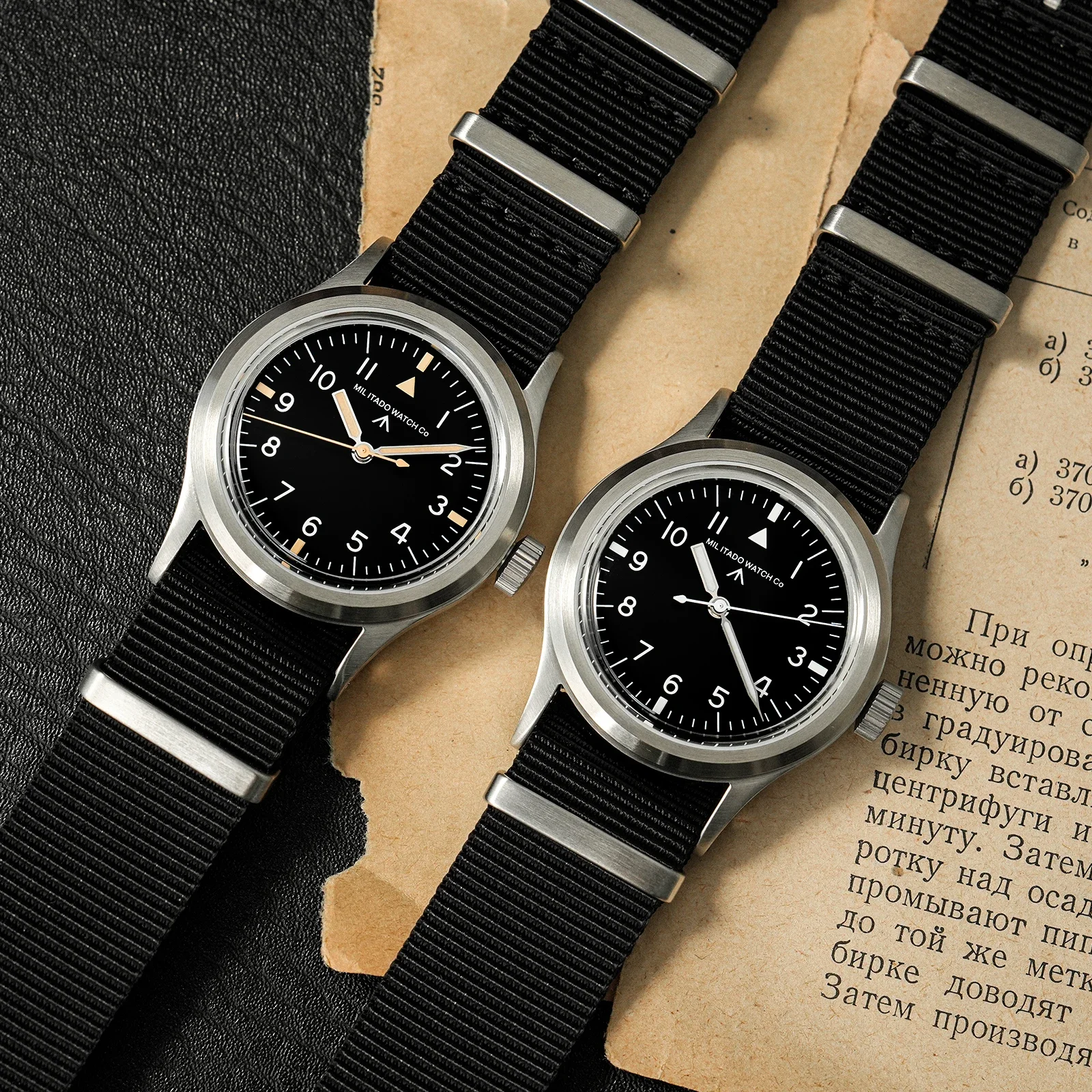 

Militado ML14 Watch VH31/VH65 Sweep Quartz Movement Bubble K1 Crystal Luminous 10Bar Waterproof 36mm Vintage Watches