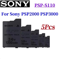5/10PCS original 1200mAh 3.6V Lithium RechargeableBattery Pack Real Capacity Replacement for Sony PSP2000/3000 PSP-S110 Console