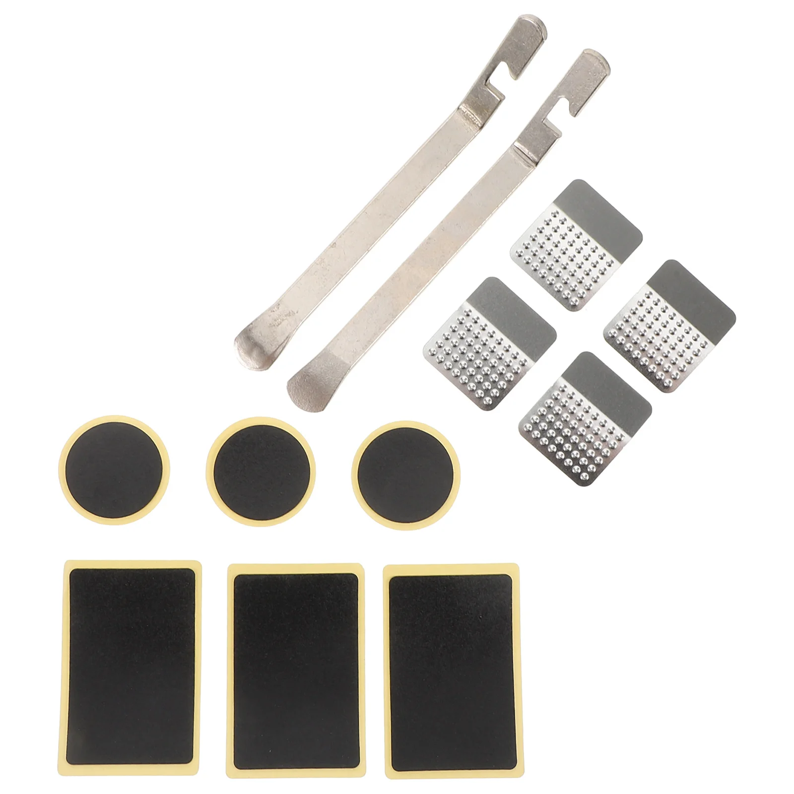 1Set Bicycle Tire Repair Kit Portable Lightweight Bike Tire Patch Repair Kit Multi-Function Comprehensive Patch Tool