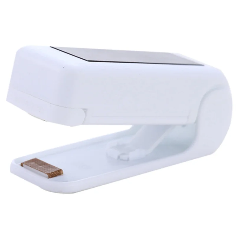 3X Sealer Plastic Package Storage Bag Mini Sealing Machine Handy Sticker and Seals White