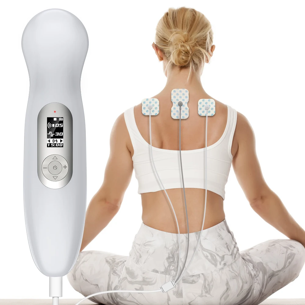 

Handheld Ultra sound Therapy Ultrasonic Muscle Recovery Red Light Therapy Device Body Massager Tens Fisioterapia Machine