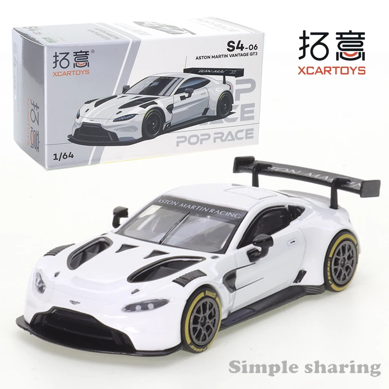 XCarToys 1/64 POPRACE PANDEM GR YARIS Golf GTI Mk2 ASTON MARTIN VANTAGE Alloy Diecast Model Car Toy Collection Gift