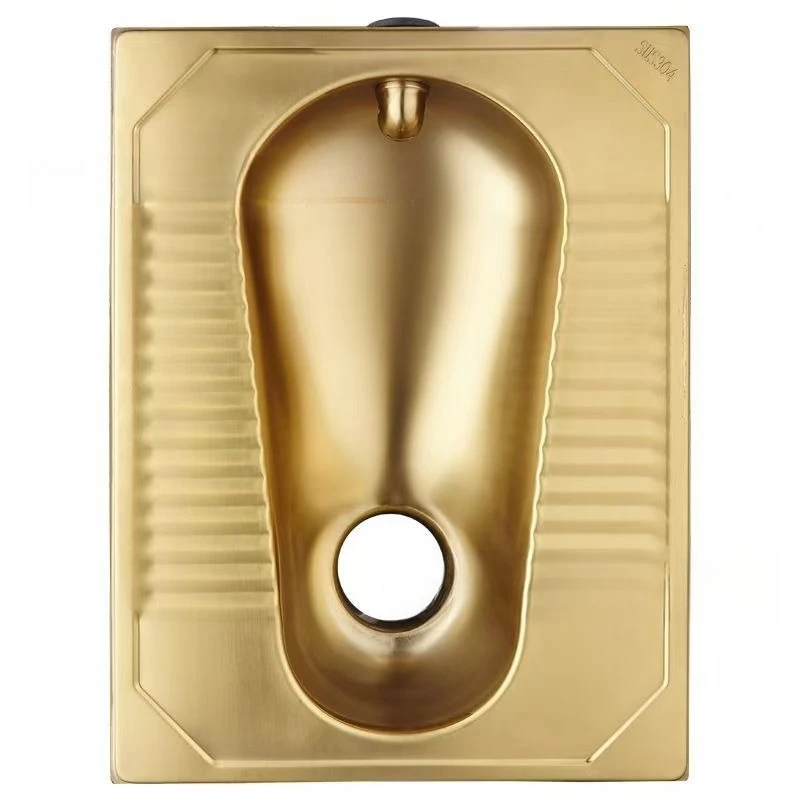 

Stainless steel squatting toilet project Thickened and durable urinal toilet before squatting pit
