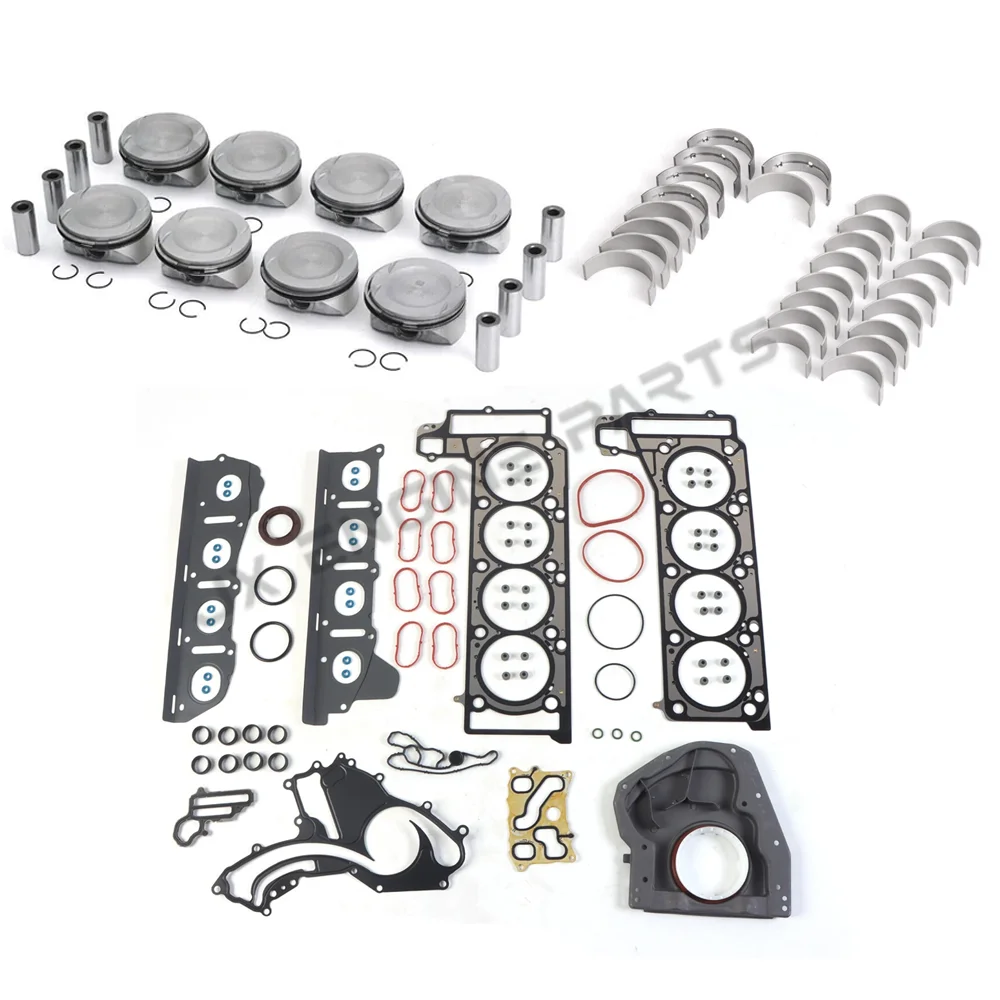 M157 Engine Rebuild Kit Piston Bearing Gasket Set For Mercedes-Benz 5.5 CL63 CLS63 E63 G63 GLE63 GLS63 ML63 S63 AMG 5.5L 10-19