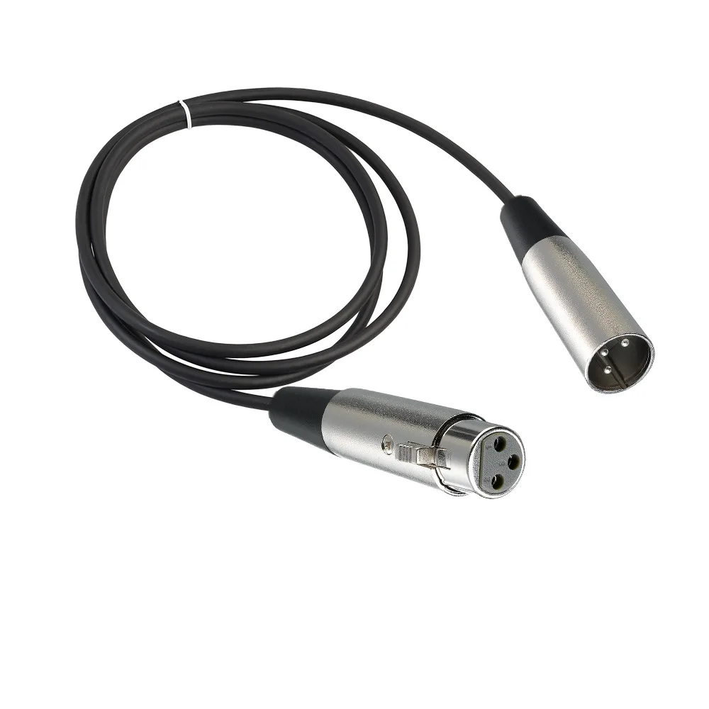 1m 8 3m 5m 10m Shielded XLR Canon Head Male To Female Audio Cable