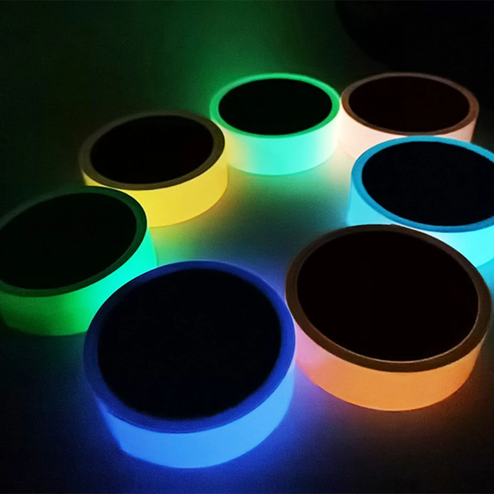 Luminous Tape 5 Meters Self-adhesive Glow Emergency Logo In The Dark Safety Stage Stickers Home Decor Party Supplies Decorative