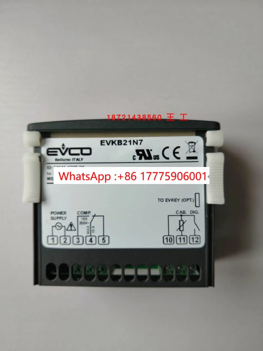 evco-thermostat-ev3x21n7-evkb21n7-evif20tsxs-carte-de-communication-originale