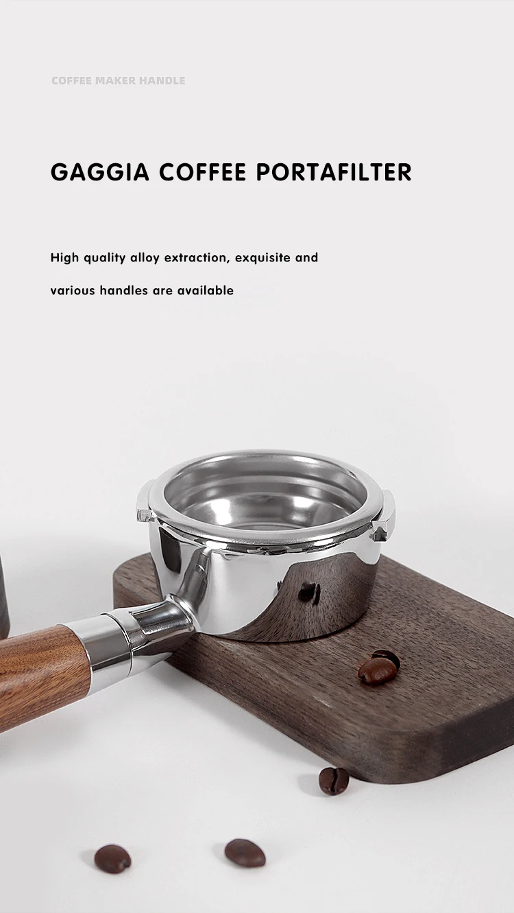 Kaffee bodenlosen Sieb träger nackt 58mm für Gaggia klassischen Ersatz Barista Espresso maschine Cafe Maschinen Zubehör – Detail 4