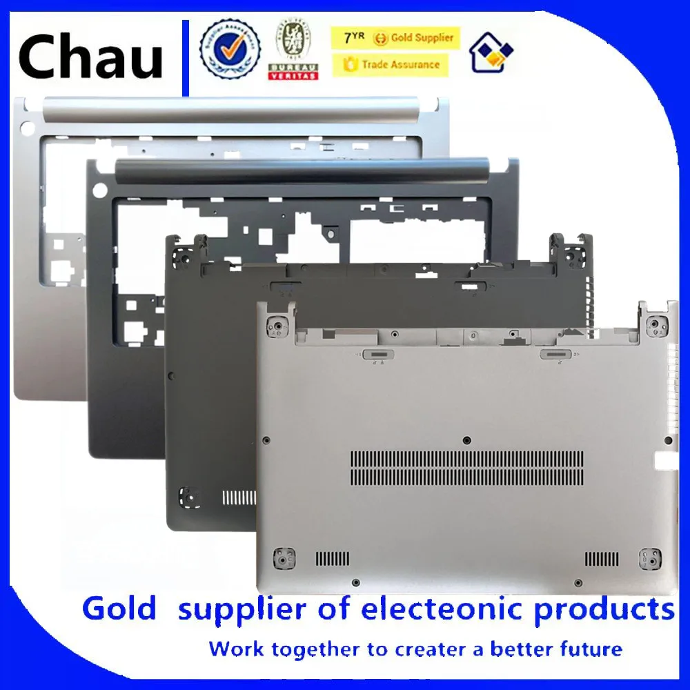 

New For Chau S300 S310 M30-70 Laptop Upper Case Palmrest Cover /Bottom Base Cover Lower Case Silver or Black