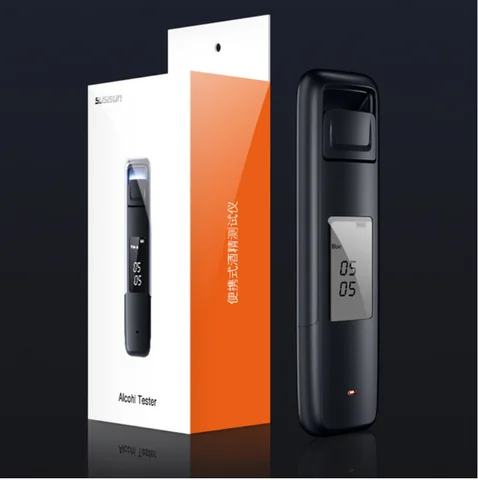 Бесконтактный Алкотестер с цифровым дисплеем, USB Аккумуляторный анализатор дыхания, высокая точность