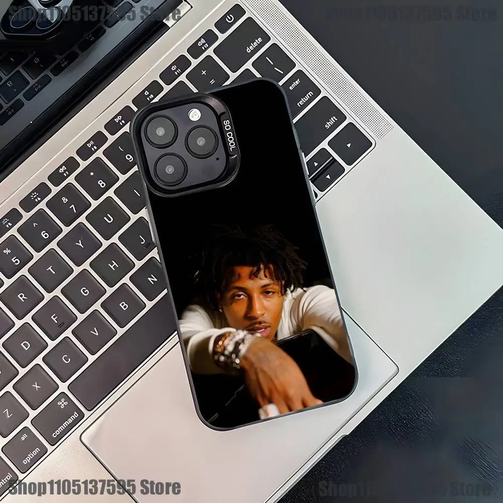 Funda de teléfono Rapper Y-YoungBoy para iPhone 17,16,15,14,13,12,11,Pro,XS,Max,Plus,Mini,SE4,E, funda negra mate a prueba de golpes