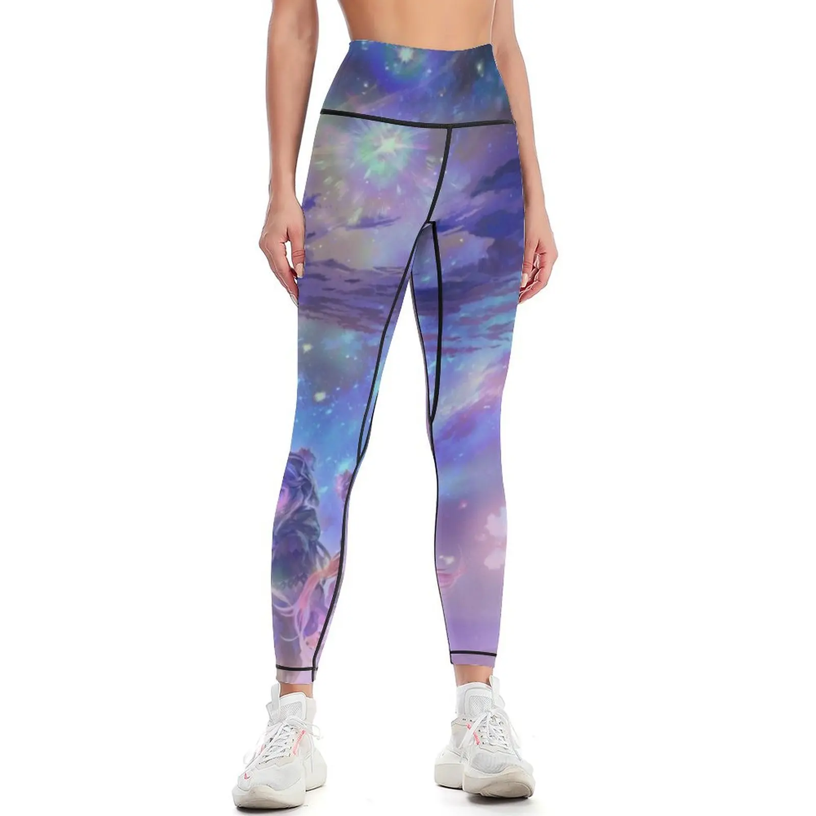 

Yuru Camp | Rin + Nadeshiko Leggings leggins push up woman Training pants Womens Leggings