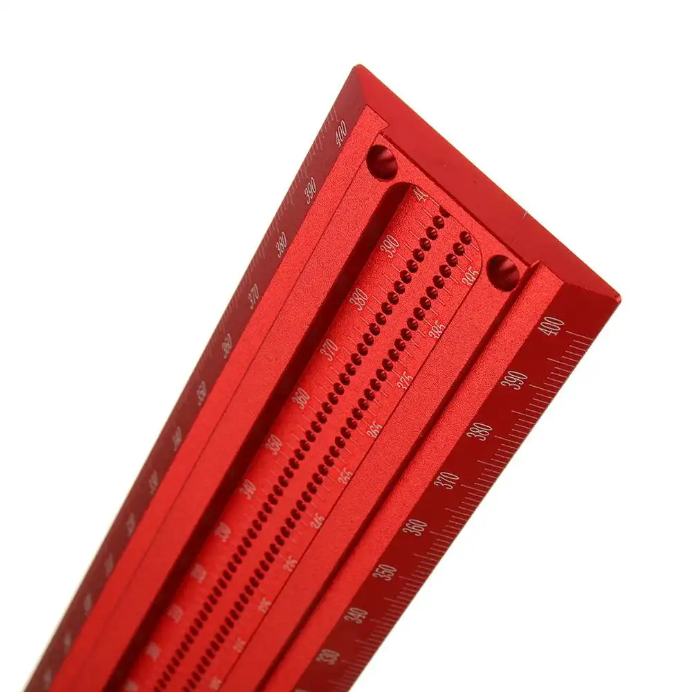 Imagem -05 - Carpintaria Escriba tipo t Régua Quadrada Scribing Hole Drawing Marking Gauge Medição Cruzada Ferramenta de Carpinteiro 300760 mm