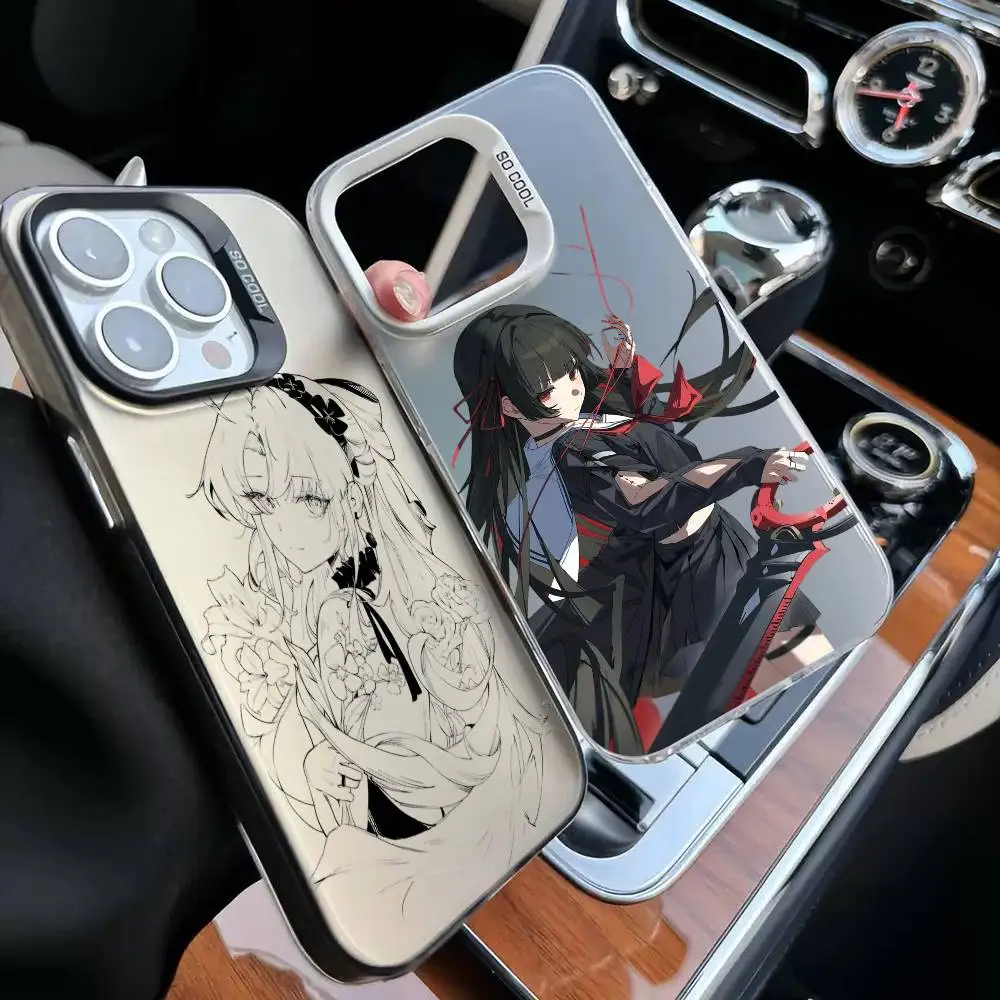 

Wuthering Waves WuWa Game Phone Case For IPhone 17,16,15,14,13,12,11,Mini,Pro,E,MAX White Candy Matte Cover