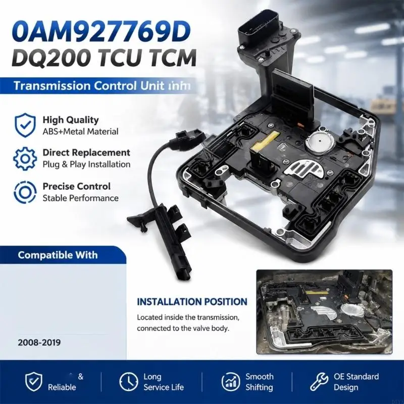 DQ200 0AM927769D Transmission Control Unit for Vehicle Applications with Interchange References and Integrated Electrical D7YA