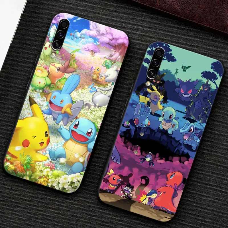 Anime Pokemon Go Pocket Monster Soft Cases für Samsung Galaxy A30 A30S A50 A50S A10S A70 A20s A10 A40 A7 A9 2018 Silikon hülle