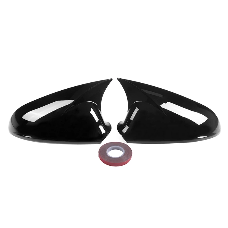 1 Pair Car Rearview Mirror Cover Sticker Housing For Vauxhall Opel Astra J GTC MK6 2010-2013 Side Wing Mirror Caps Accessories