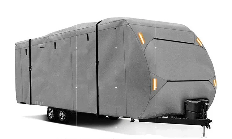 Sunroof Convertible Hardtop Camping RV Cover Waterproof Touring  Car Cover 420D Oxford Cloth Trailer RV Cover